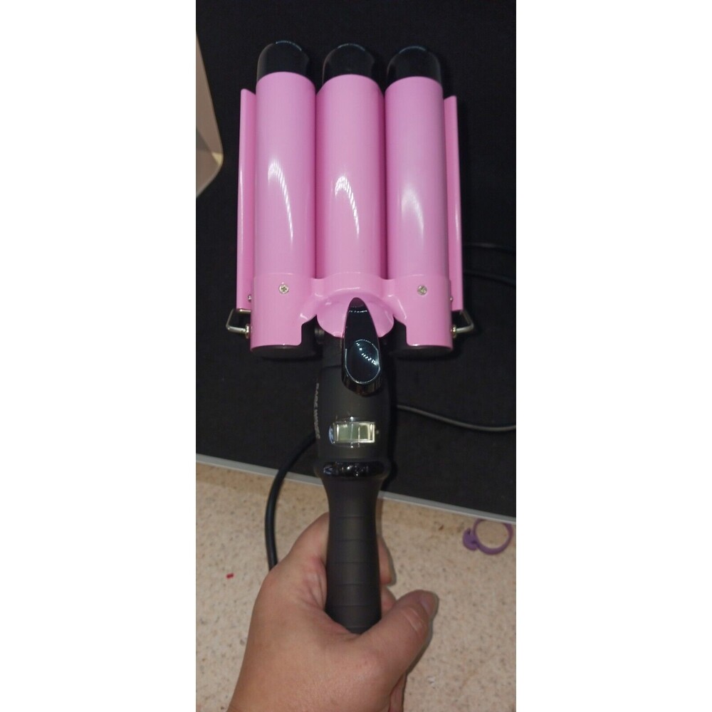 3 Jumbo Barrel Wand Babe Waves Hair Waver Temperature Adjustable Control 450 Max - Picture 2 of 3